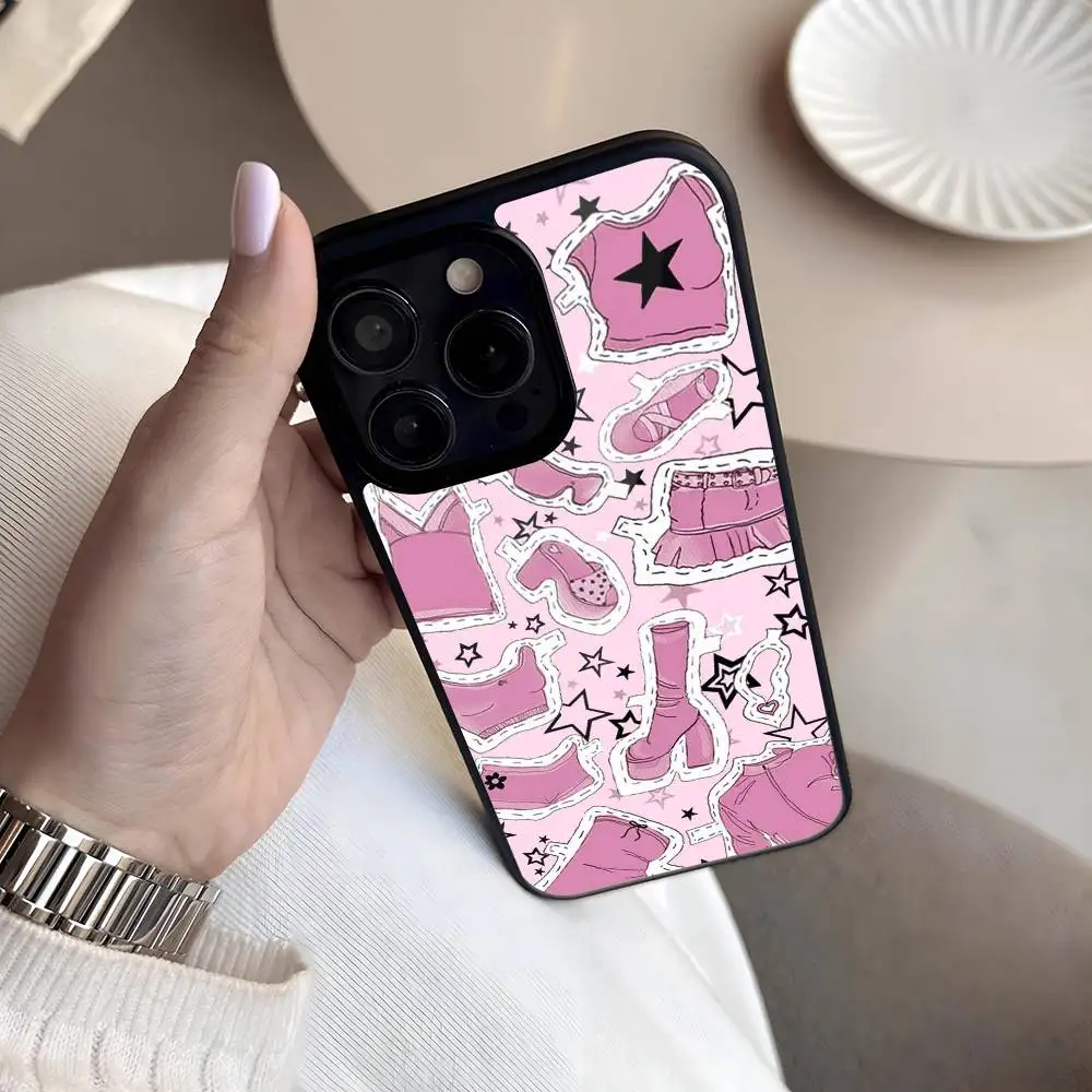 حافظة هاتف كارولين ريكي ماجسيف لهاتف آيفون 17 16 15 14 13 12 برو ماكس بلس غلاف صلب للهواء غطاء كامل من السيليكون مضاد للسقوط