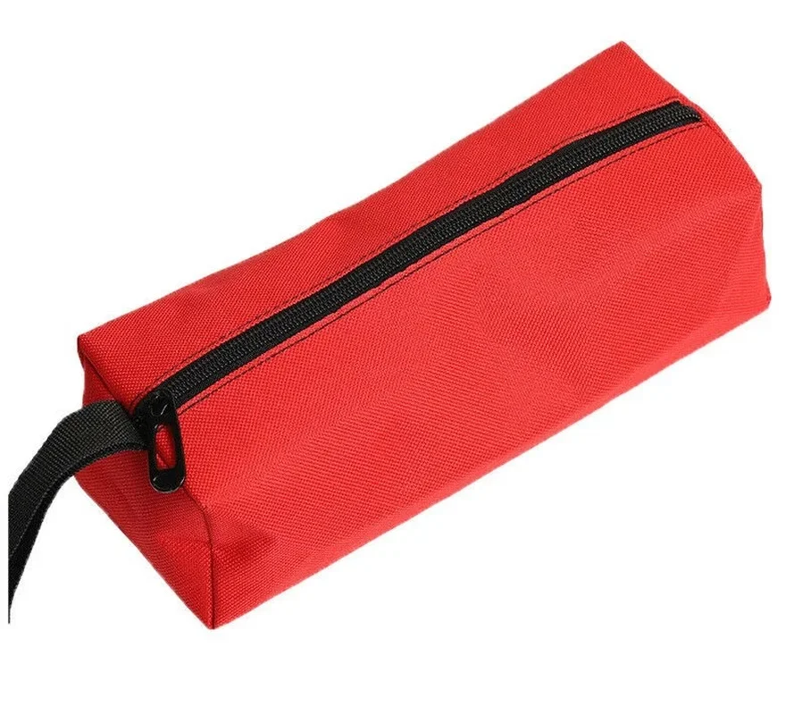 25*8.5*7 Cm Canvas New Durable Repair Tools Case Portable Tool Bag Zipper Storage Bag Pouch Organizer for Workers