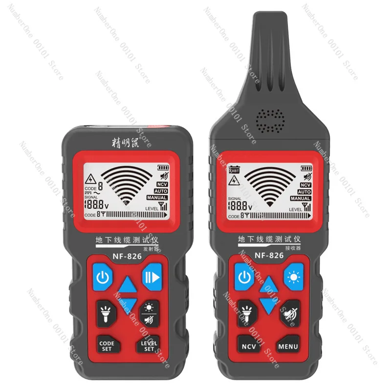 

NF-826 Wholesale Buried Wire Underground Cable Test Line Finder 220V Electrician Dark Wire Detector Strong Electricity