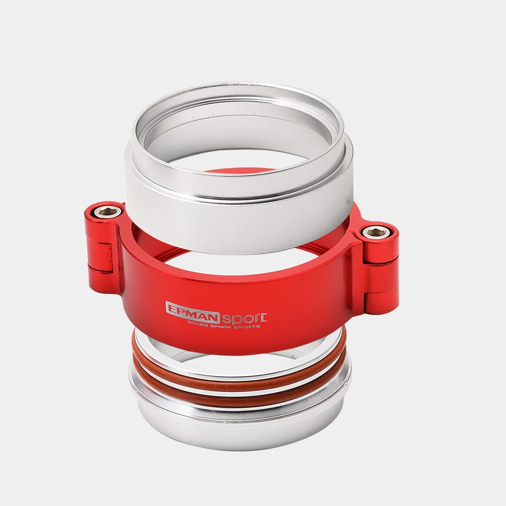 EPMAN HD Exhaust V-band Clamp w Flange System Assenbly Anodized Clamp For 3.5\