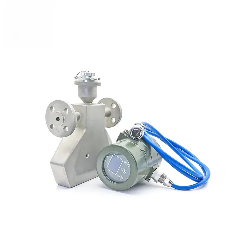 Multi Signal Output Coriolis Mass Flow Meter Support 4-20mA RS485 Hart Modbus for Lab Industrial Liquid Gas Measurement
