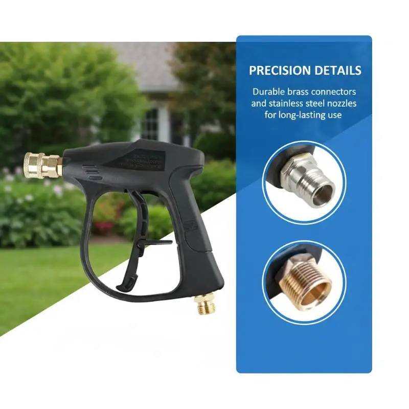 M22-15mm Car Wash High Pressure Water Gun 1/4