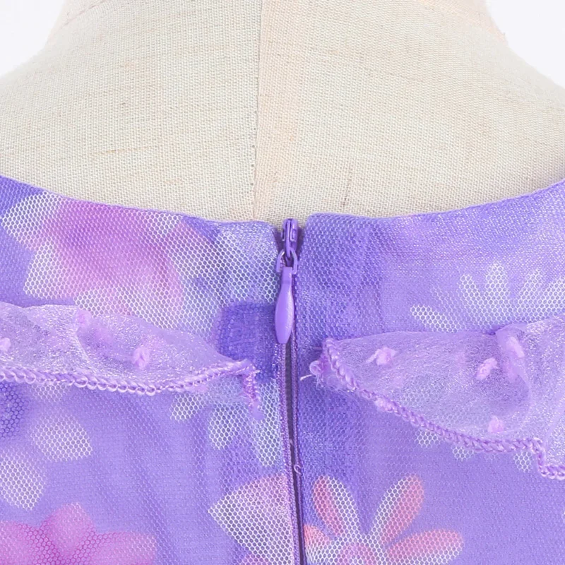 زي تأثيري Encanto للفتيات ، فستان الأميرة Isabella ، ملابس ميرابيل ، بدلة ساحرة للكرنفال ، عيد الميلاد ، حفلة عيد ميلاد