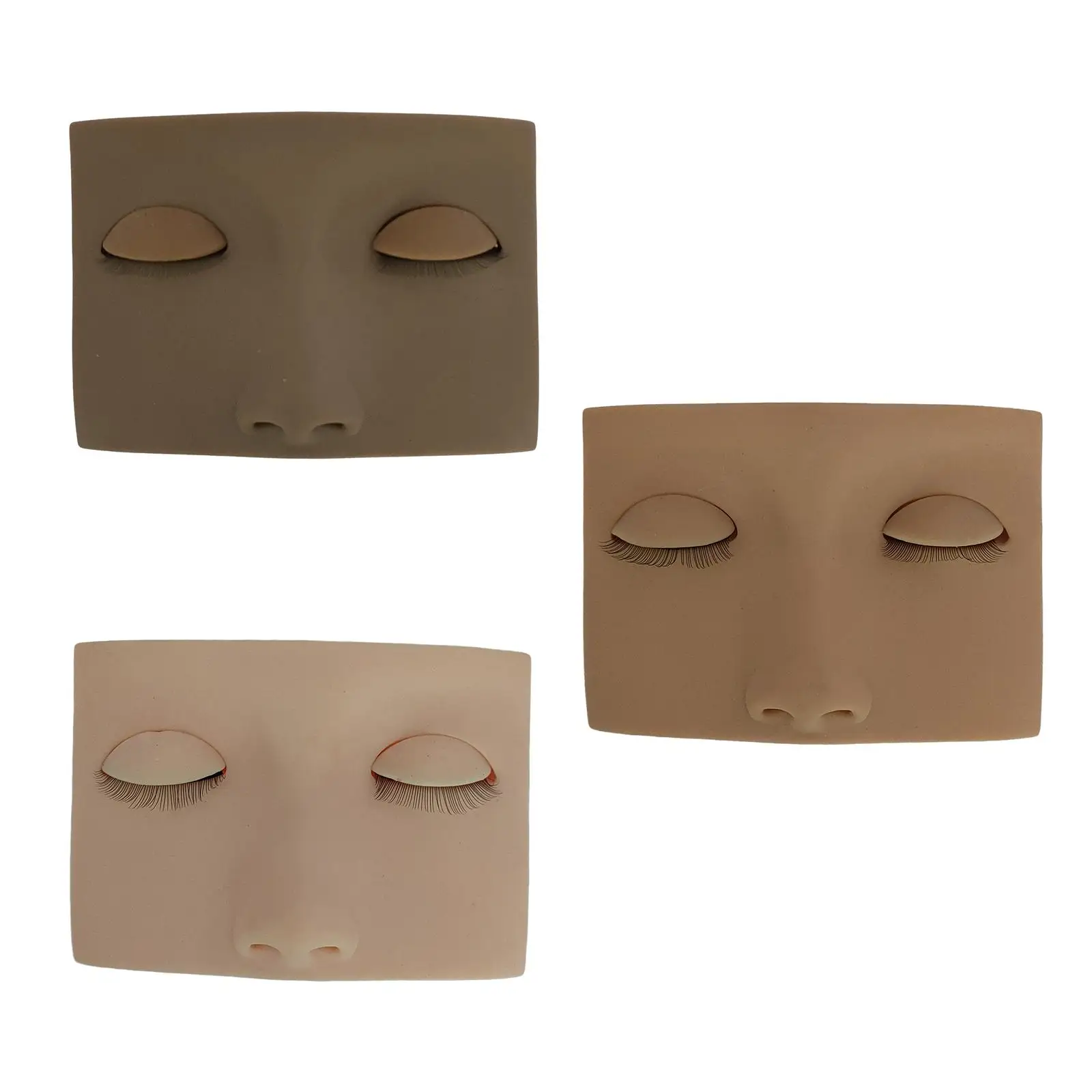 Mannequin Replacement Eyelids /Replacement Eyelids for Lash Mannequin Head/ Realistic Eyelids with Eyelashes