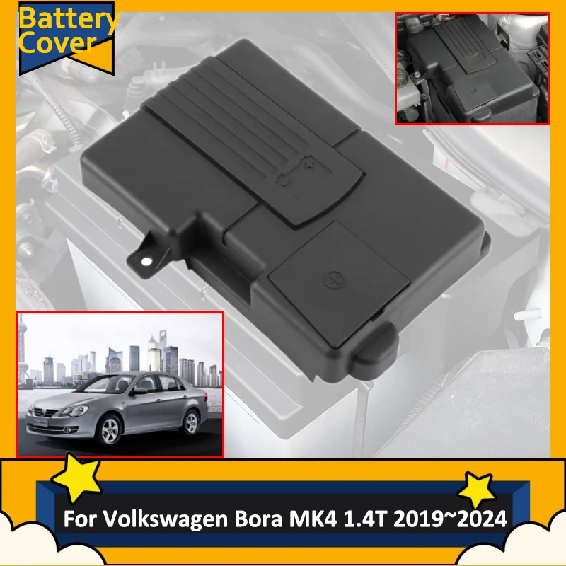 

Car Battery Cover for Volkswagen VW Bora MK4 1.4T 2019~2024 2023 Auto Protective Engine Box Flame Retardant Dust Accessories