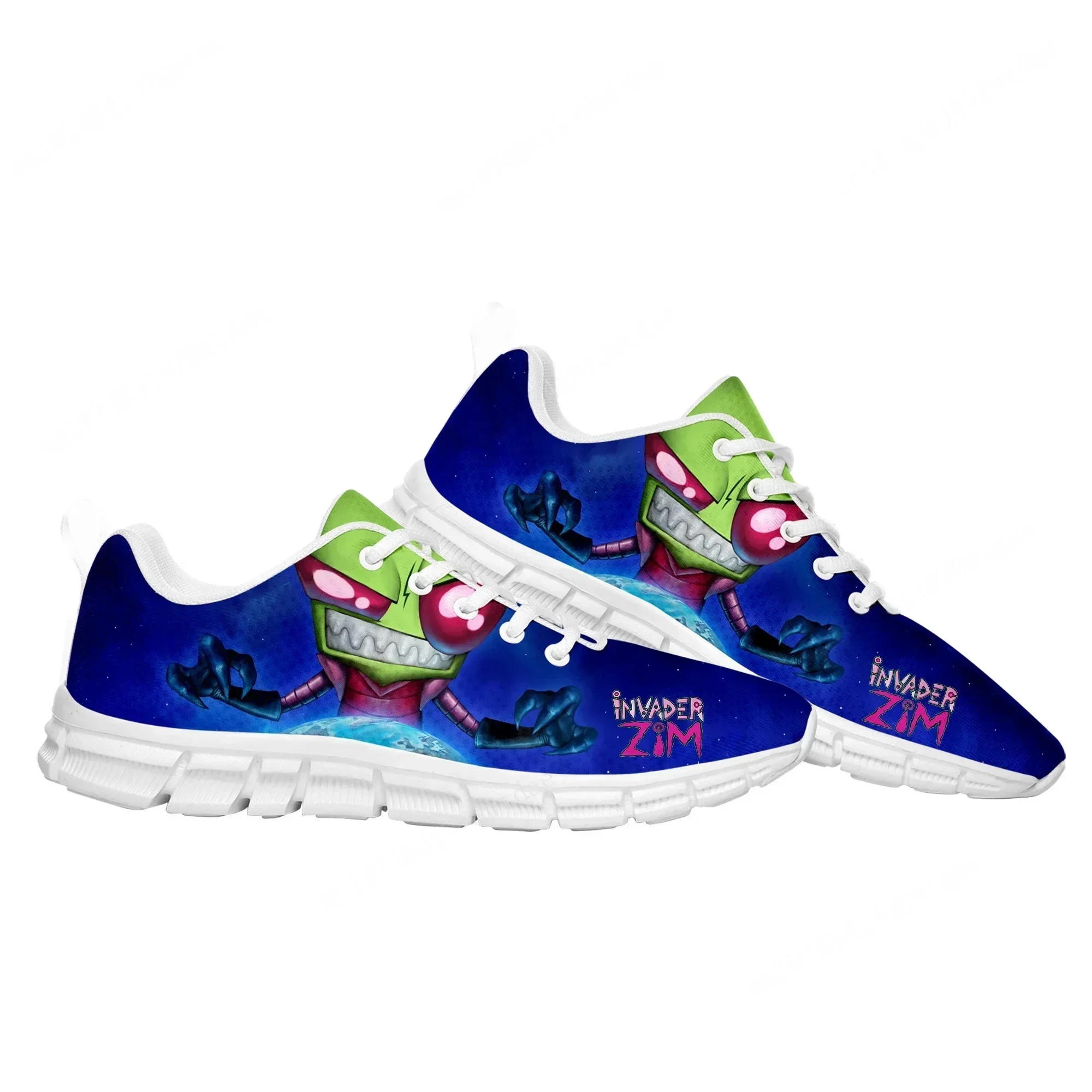

Спортивная обувь Zim для мужчин, женщин и подростков, удобные кроссовки Invader, высококачественные кроссовки с аниме, мультфильмами, мангой и комиксами, обувь на заказ