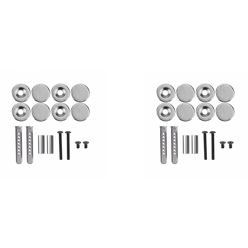 

YSUN-2X Metal RC Car Body Post Mounts Shell Column With Magnet For 1/10 RC Crawler Car Axial SCX10 II 90046 Upgrade Parts