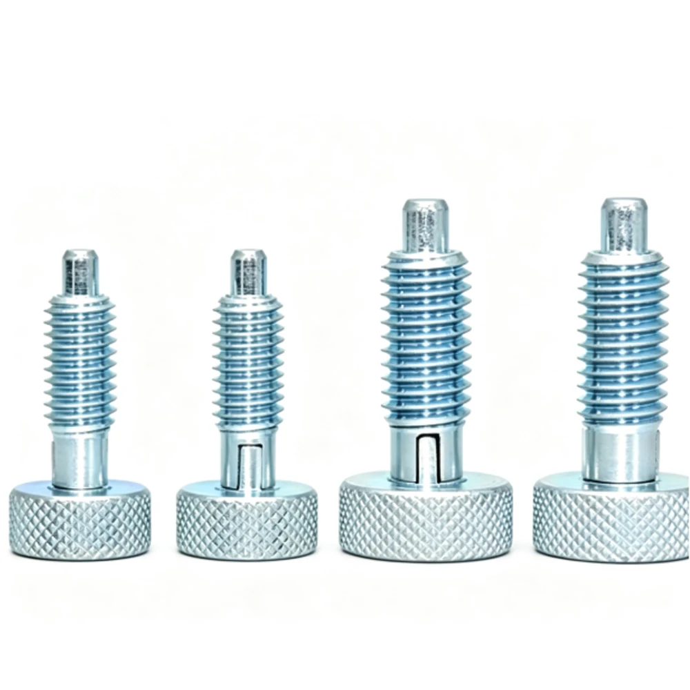1Pcs Locking Spring Screw Locating Pin Carbon Steel / Stainless Steel Locating Pin Shaft Without Nut M6 M8 M10 M12 M16