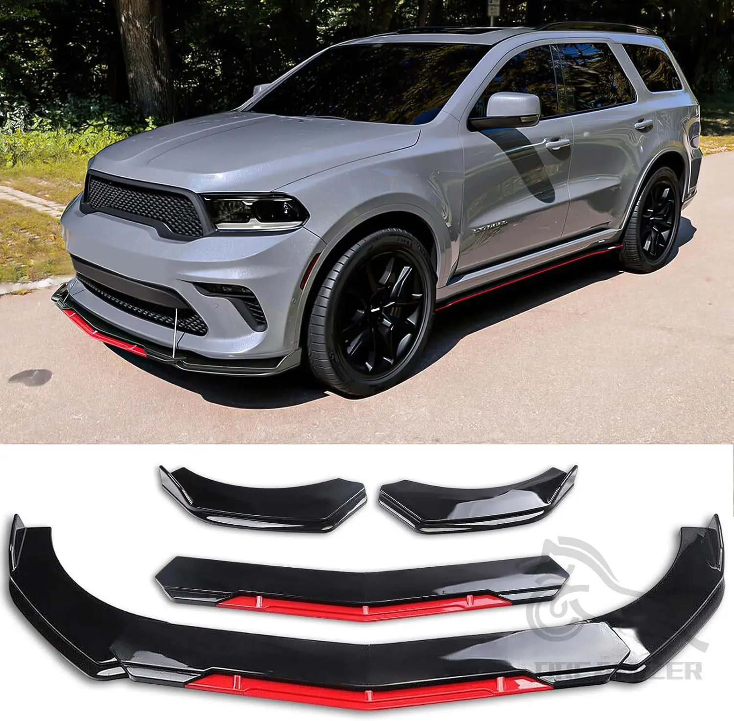 

Car Front Bumper Lip Chin Spoiler Splitter Diffuser Body Kits Trim Air Dam Protector 6 colors For Porsche Panamera 2012-2022