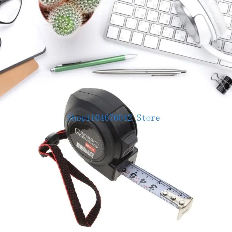 Профессиональная рулетка из флуоресцентной стали 5asd, самоблокирующиеся лезвия из утолщенной углеродистой стали, быстрое точное