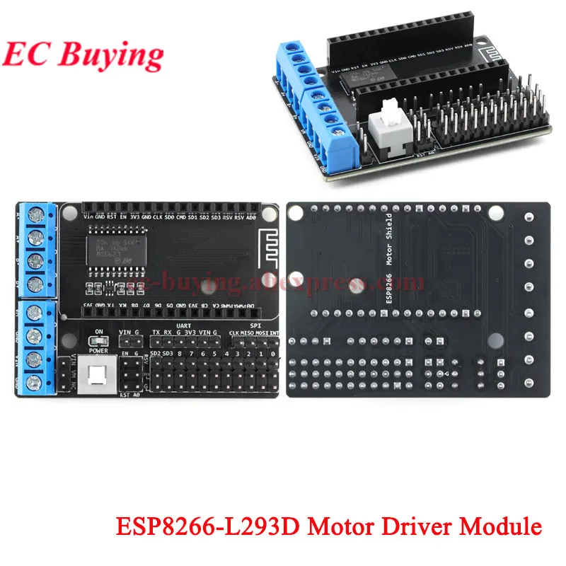 L293D Motor Driver Control Shield Module 4-Channel Stepper DC Motor Drive Expansion Board for Arduino ESP8266 R3 Mega2560