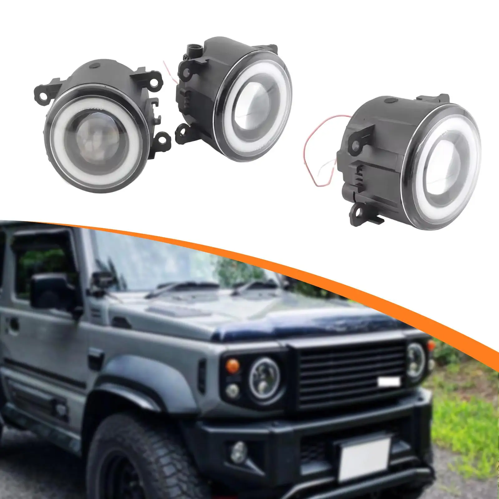 

Светодиодный противотуманный глазок для Jimny Jb43, аксессуар для обслуживания, ремонт автомобиля, прямая замена, яркая автомобильная часть, противотуманная фара