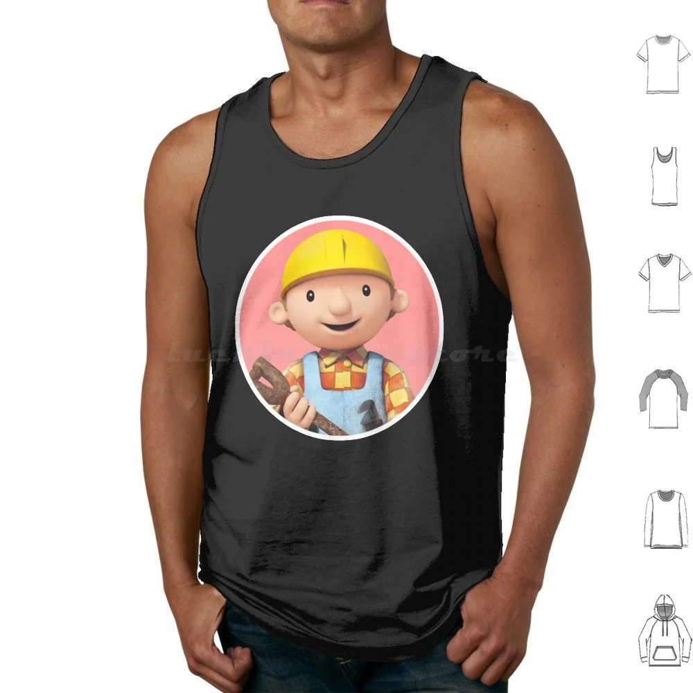 Bob The Builder Tank Tops Print Cotton Bob The Builder Bob Builder Tv Show Scoop The Builder Bob The Builder Meme