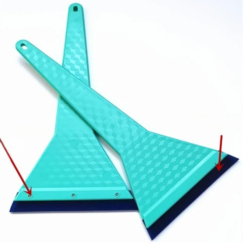 Professional Triangular Buffalo Horn Squeegee - Bubble-Free Car Tint Water Removal Tool