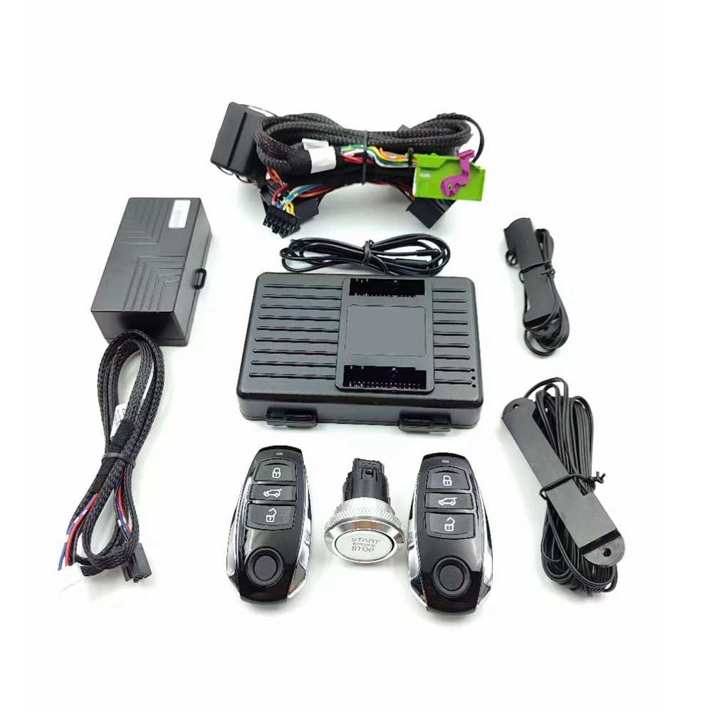 For VW Phaeton 2004-2015 Finger Engine Push Start Kit Remote Start System Keyless Entry System  Car Parts  Accessorie