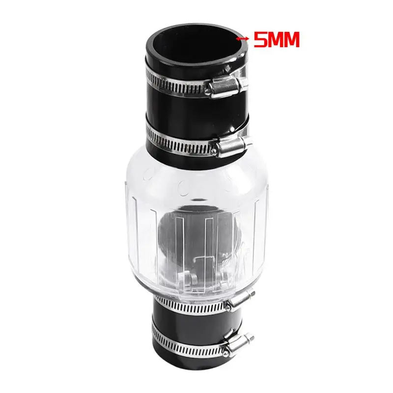 ABJI-Silent Sewage Pump Check Valve, 2Inch Check Valve, Spring-Loaded Flapper, Sewage Pump Life Increase Fit 7-1/4Inch Space