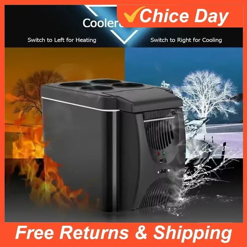 Portable Mini Car Refrigerator Electric Refrigerator Freezer Warmer Dual Purpose Suitable for Camping RV Bar Travel Amagi