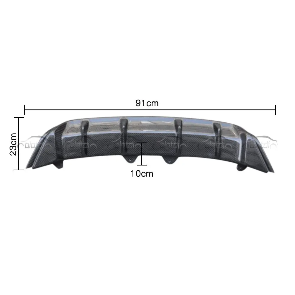 

Car Tuning Carbon Fiber Rear Bumper Lip Spoiler Splitter Diffuser for Lexus RC300 F-SPORT 2014-2018