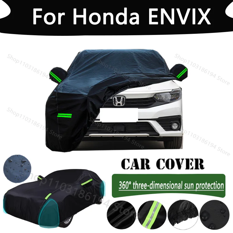 

For Honda ENVIX Outdoor Protection Full Car Cover Snow Covers Rainwater Sunshine Dustproof Scratches Car Cover