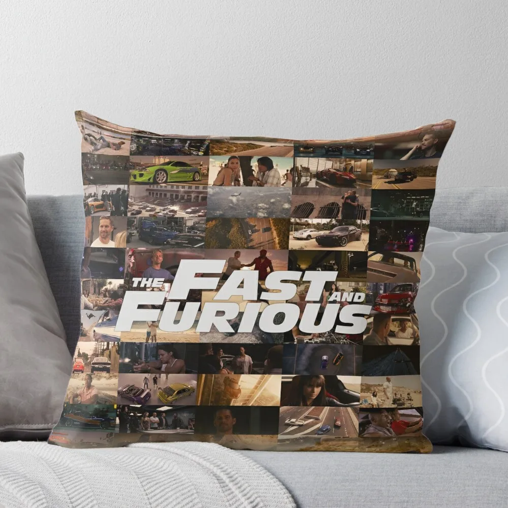 Fast & Furious - Legends - Tribute Throw Pillow Cushions For Decorative Sofa pillow cover christmas Embroidered Cushion Cover