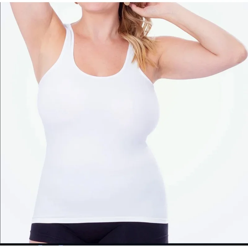 

Body Shaper soft seamless slimming tank removable pad Cami tank top confort plus size women body shaper