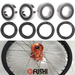 Motorcycle Front Rear Wheel Hub Oil Seal Bearing Set For KTM EXC SX XCF MXC SMR Husaberg Husqvarna TE FC FE 125 250 350 530