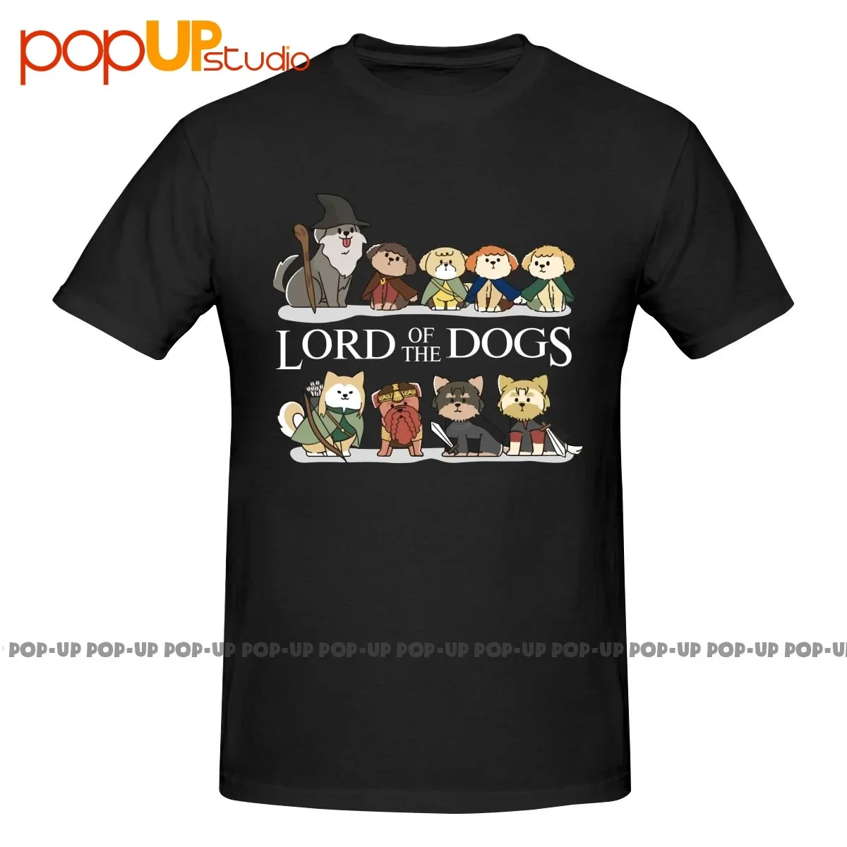 Bonito senhor dos cães t-shirt, T engraçado do nerd, camisa de lótus, Tartan presente, diário, best-seller