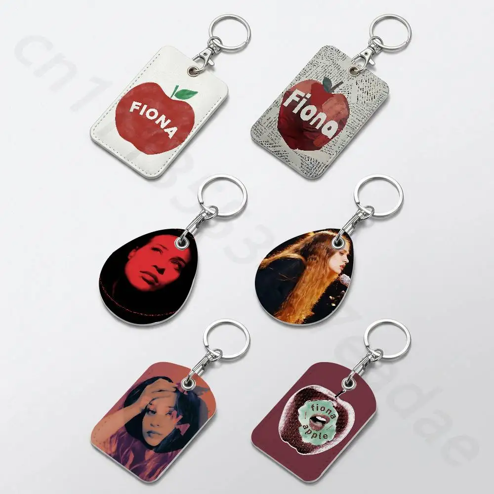Fiona Apple Personalised Print Card Holder Suitable For Holder Girls Door Card Case Women Badge Holder Keychain