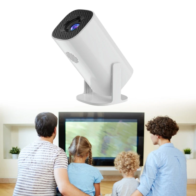 Small Home Projector Support 1G+8G Memory Wifi6 Suitable for Home Entertainment Education and Business Needs