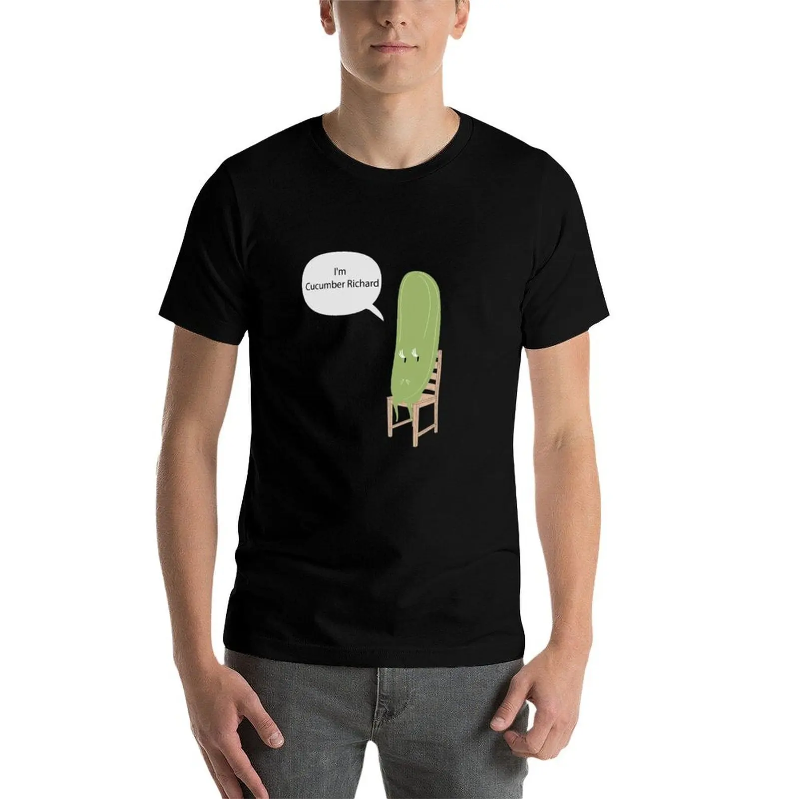 I'm cucumber Richard T-Shirt t shirts for man pack white t shirt man designer T-Shirt
