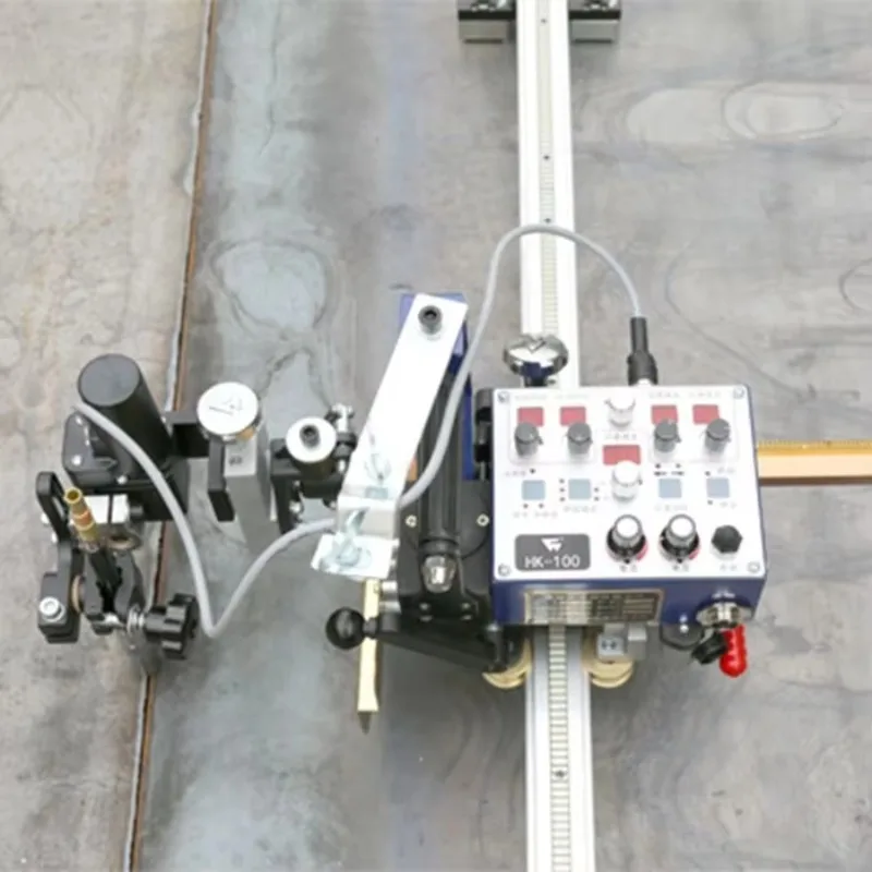 HK-100 Rail Linear Automatic Welding Robot Trolley With MIG New