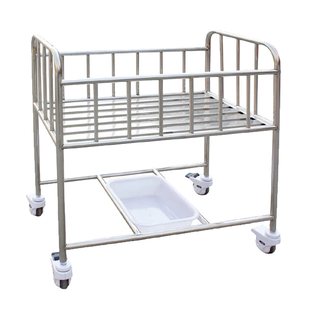 High Quality Stainless Steel Infant Baby Trolley