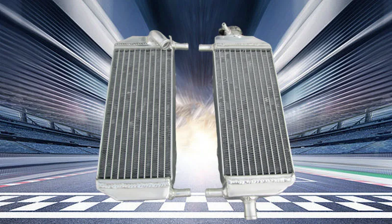 Aluminum radiator for Suzuki RM250 RM 250 2-stroke  2001-2008 2002 2003 2004 2005 2006 2007