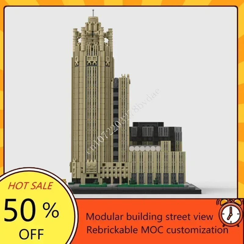 2439PCS 550 Scale Modular MOC Custom Street View Model Creative Puzzle DIY Custom Puzzle Model Toy Gift