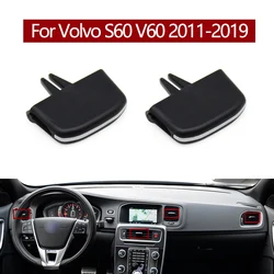 Deslizador de Clip de lengüeta de salida de aire acondicionado delantero, accesorios de coche para Volvo S60, V60, 2011, 2012, 2013, 2014, 2015, 2016, 2017, 2018