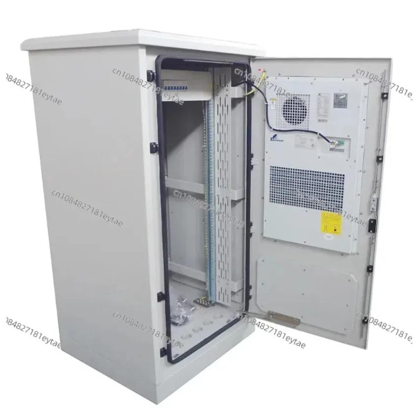 19 Inch 18U Floor Standing Outdoor Telecom Cabinet Custom Voltage Version For Network Communication Equipment