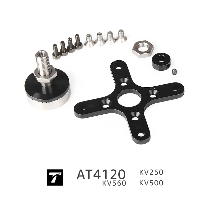 RC Airplane Parts T-MOTOR AT4120 250kv 500kv 560kv Long Shaft BLDC Motor