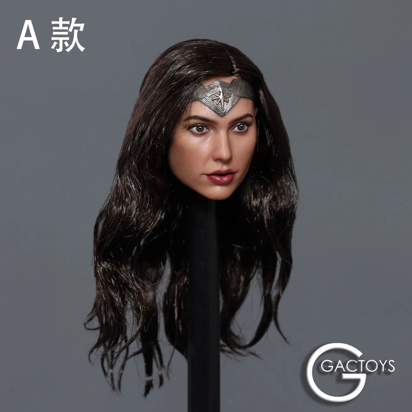 GACTOYS GC037 1/6 Wonder Girl Head Sculpt Gal Gadot Planted Hair Head Carving Fit 12'' Female Action Figure Body HobbyCollection