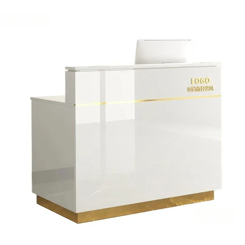 

Шикарный роскошный современный магазин, стойка регистрации, красота, одежда, парикмахерская, стойка регистрации, касса