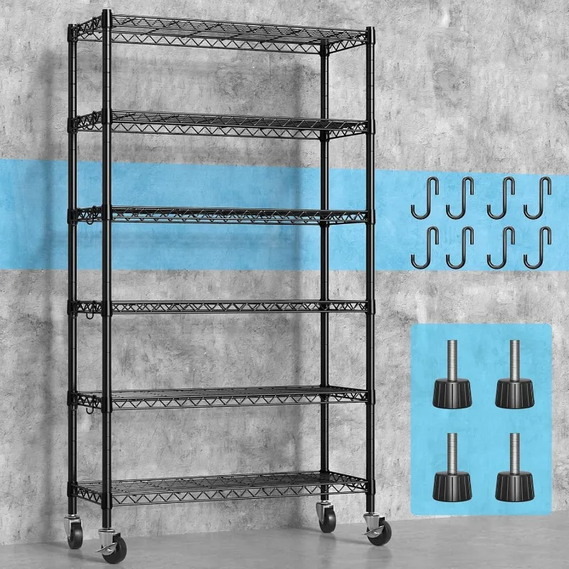 2300LBS Wire Shelving Unit, 36