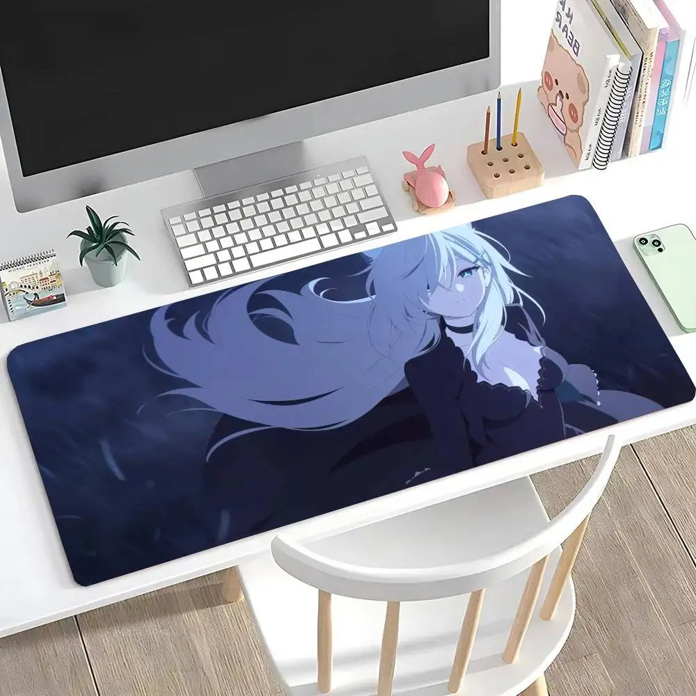 Sunaookami Shiroko Game Mousepad Non-slip Suitable For Office Computers Laptops E-sports Game Desk Mats XXL Keyboard