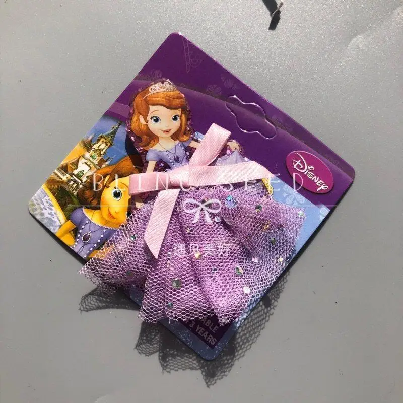 Pinza para el Cabello 3D de la Princesa Sofía y Blancanieves, Diseño Artesanal, Producción Especial para Niñas, Decoración para el Cabello y Cola de Caballo
