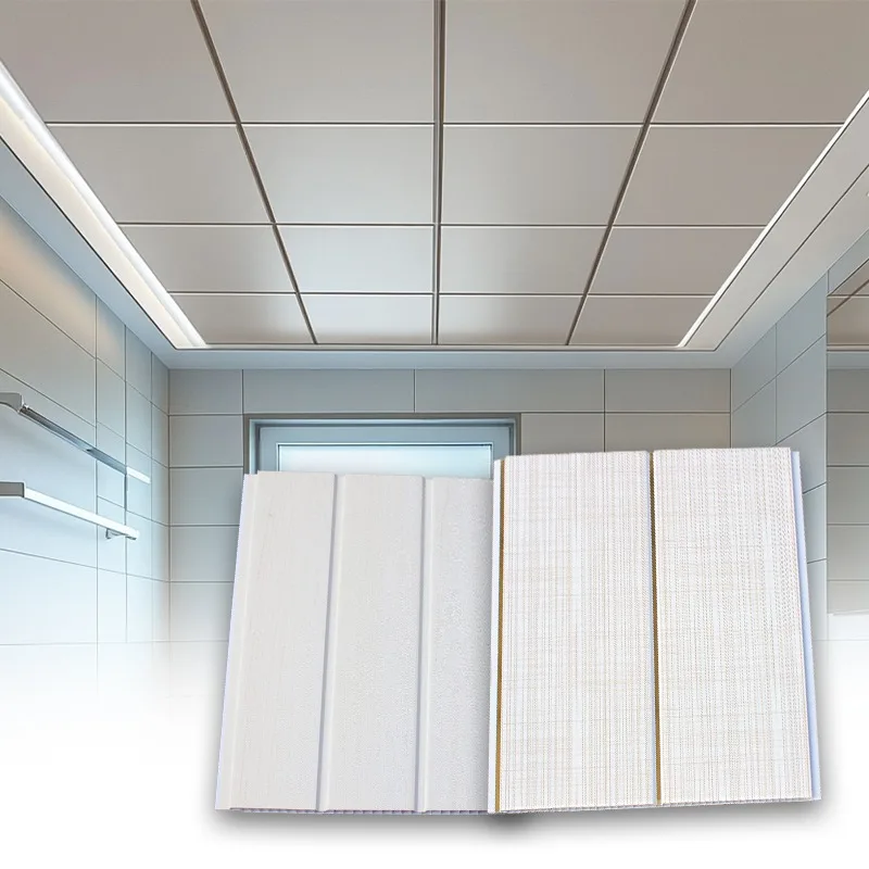 

6-10Mm thick custom PVC panel ceiling design white PVC ceiling tiles