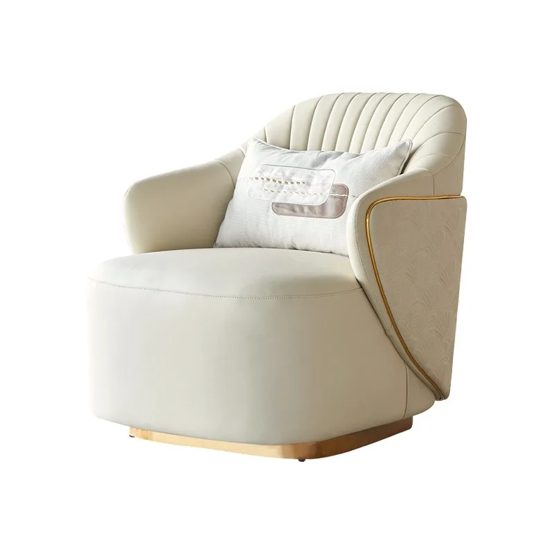 

Italian minimalist leisure simple light luxury designer furniture negotiation reception sofa armchair