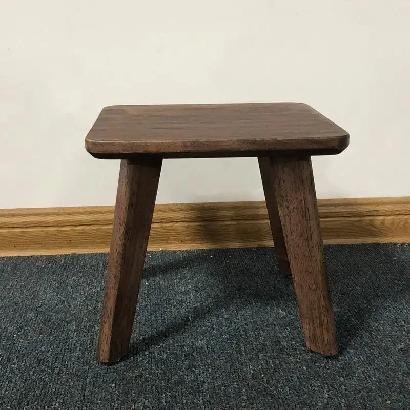 

Stool bench solid wood simple home children's home shoes door living room can sit low stool creative square stool four feet
