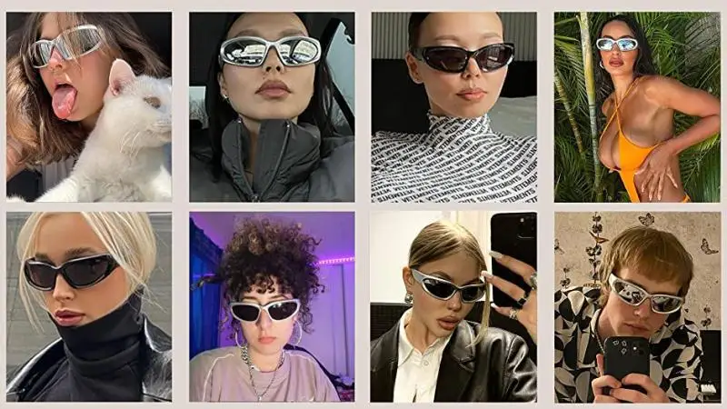 Steampunk Mode Goggle Frauen Sonnenbrille Weibliche Männer Punk Sonnenbrille Vintage Shades Brillen Dame Reiten Brillen UV400 – Detail 5