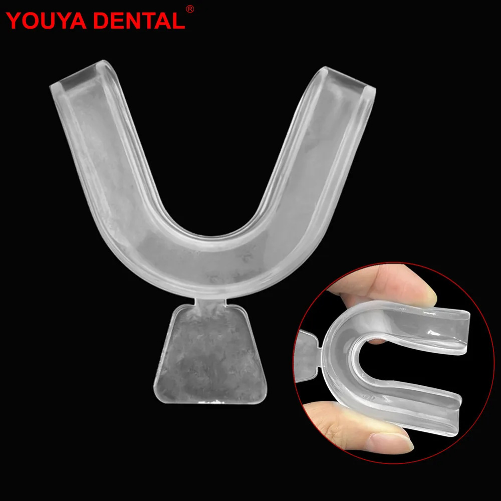 

10pc Dental Teeth Whitening Tray Silicone Soft Mouth Tray For Bruxism Grinding Mouth Guard Sports Teeth Protector Oral Care Tool