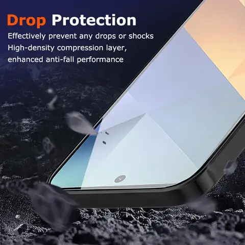 Xiaomi POCO M6 Pro 4G/M6 Pro 5G टेम्पर्ड ग्लास फिल्म के लिए 2/4 पीस HD स्क्रीन प्रोटेक्टर 10 best sales एम6 प्रो - №7