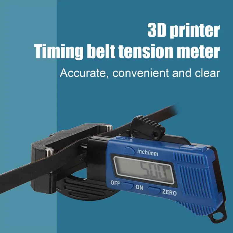 Riem Spanmeter Accurate Riem Spanning Tester Detectie Riem Spanning Kalibratie Tool Digitale Display Band Spanning Meting