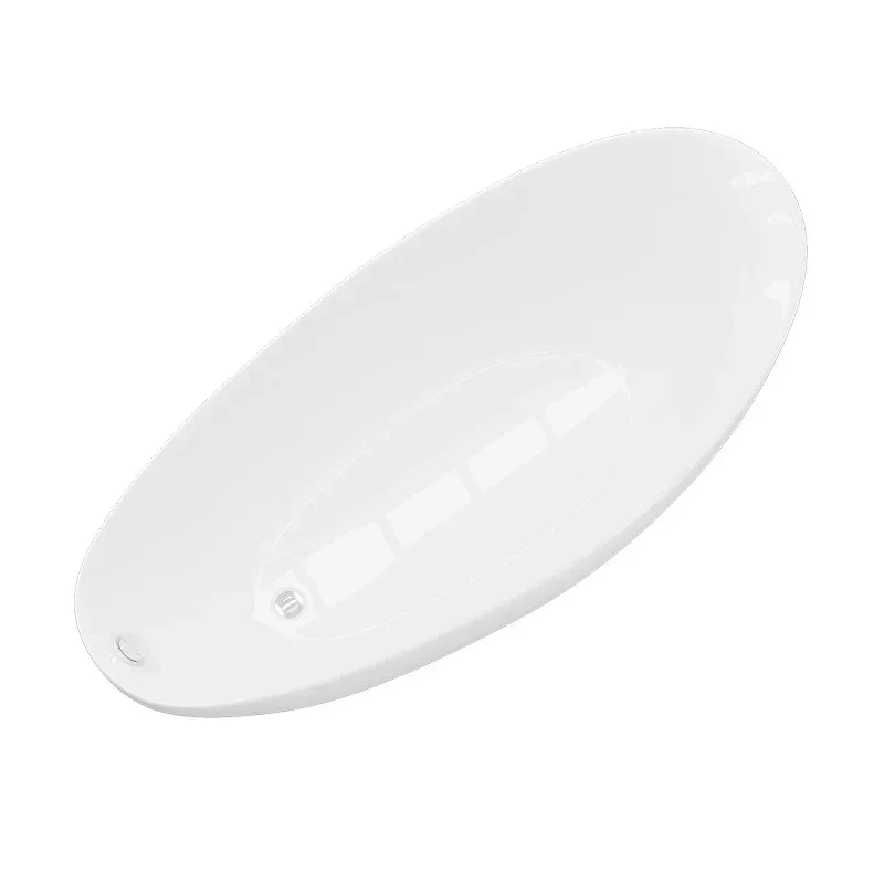 Acryclic Bathtub Shower Room Usage 1600mm Length Big Space Bathtubs Enjoy Bath Time